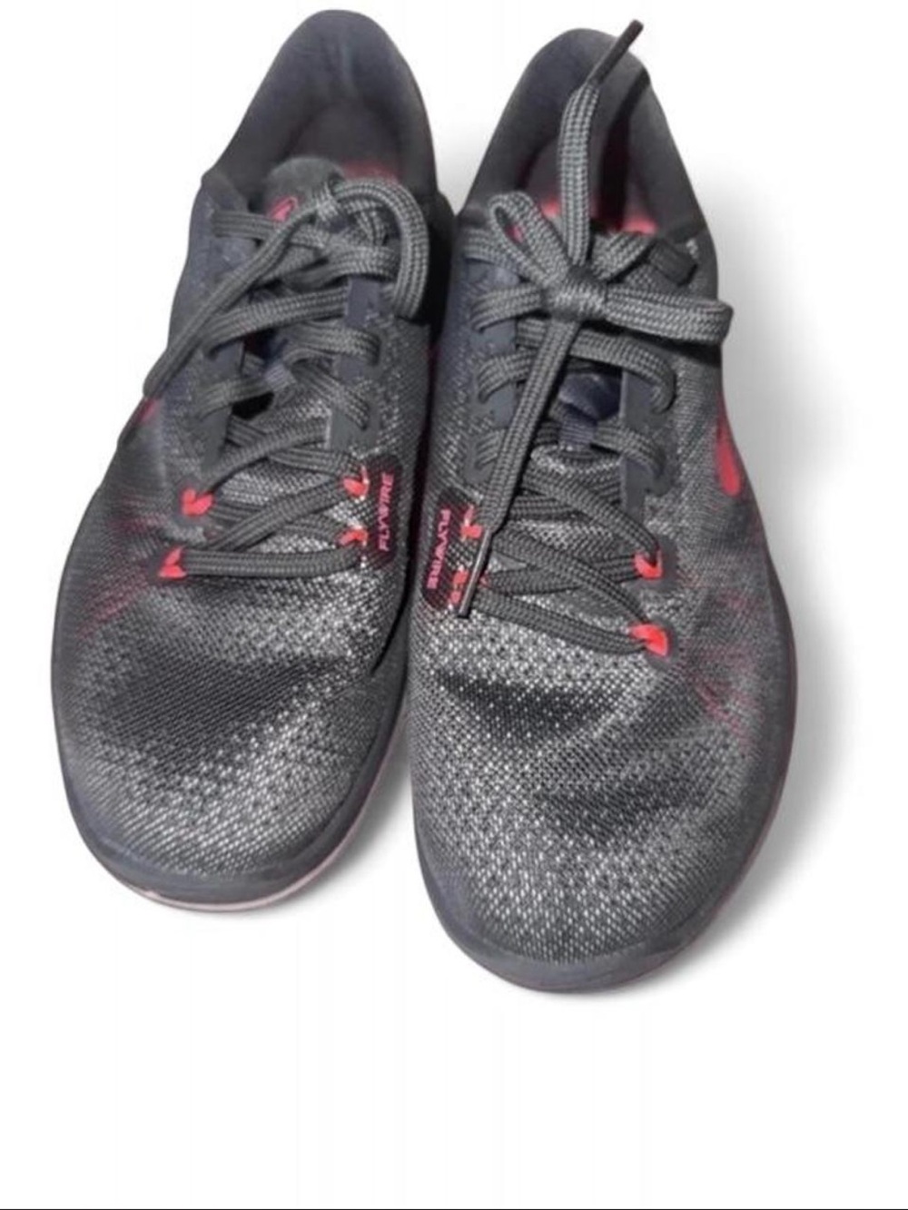 Nike Women's Athletic Shoes - Black with Pink Accents